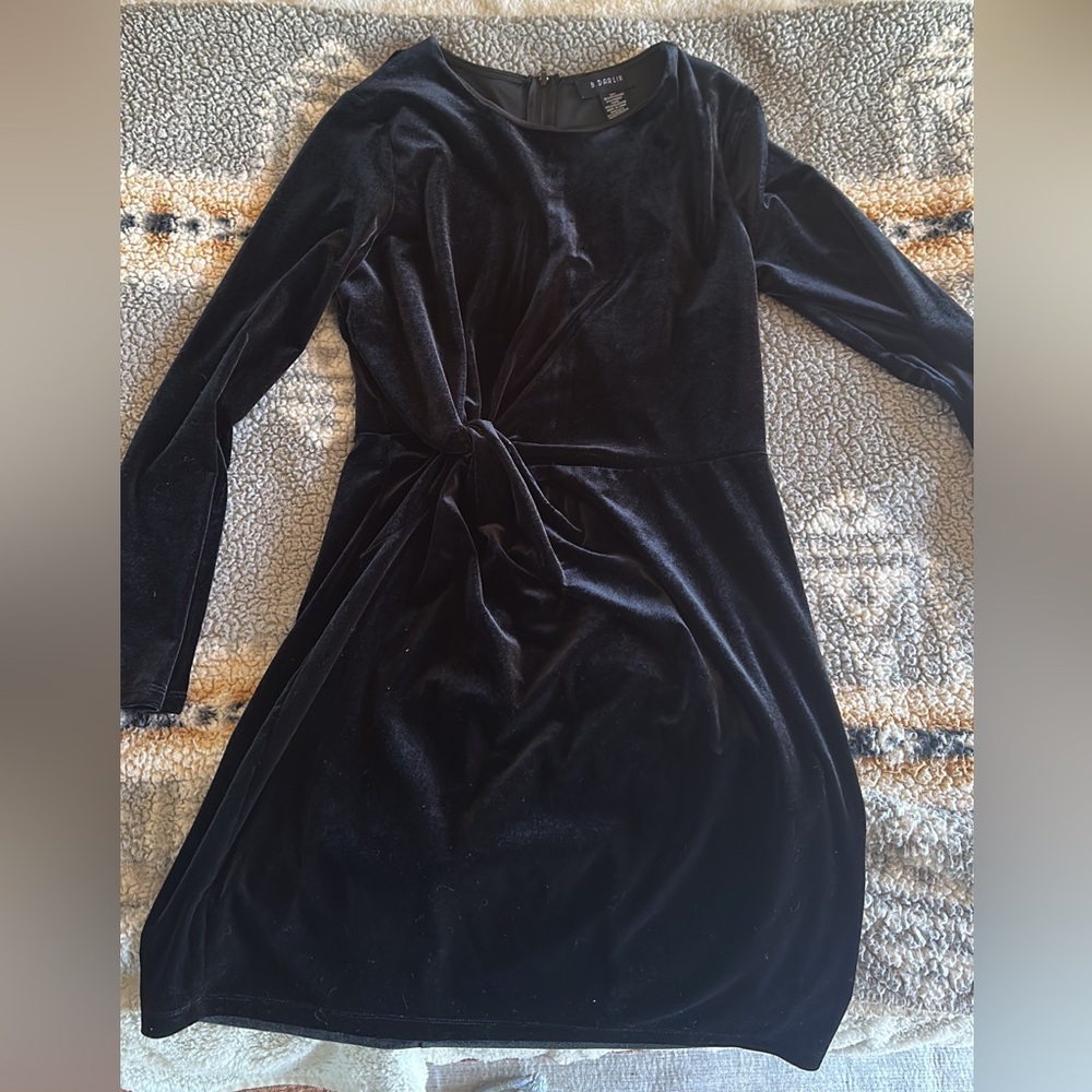 Black Satin Dress